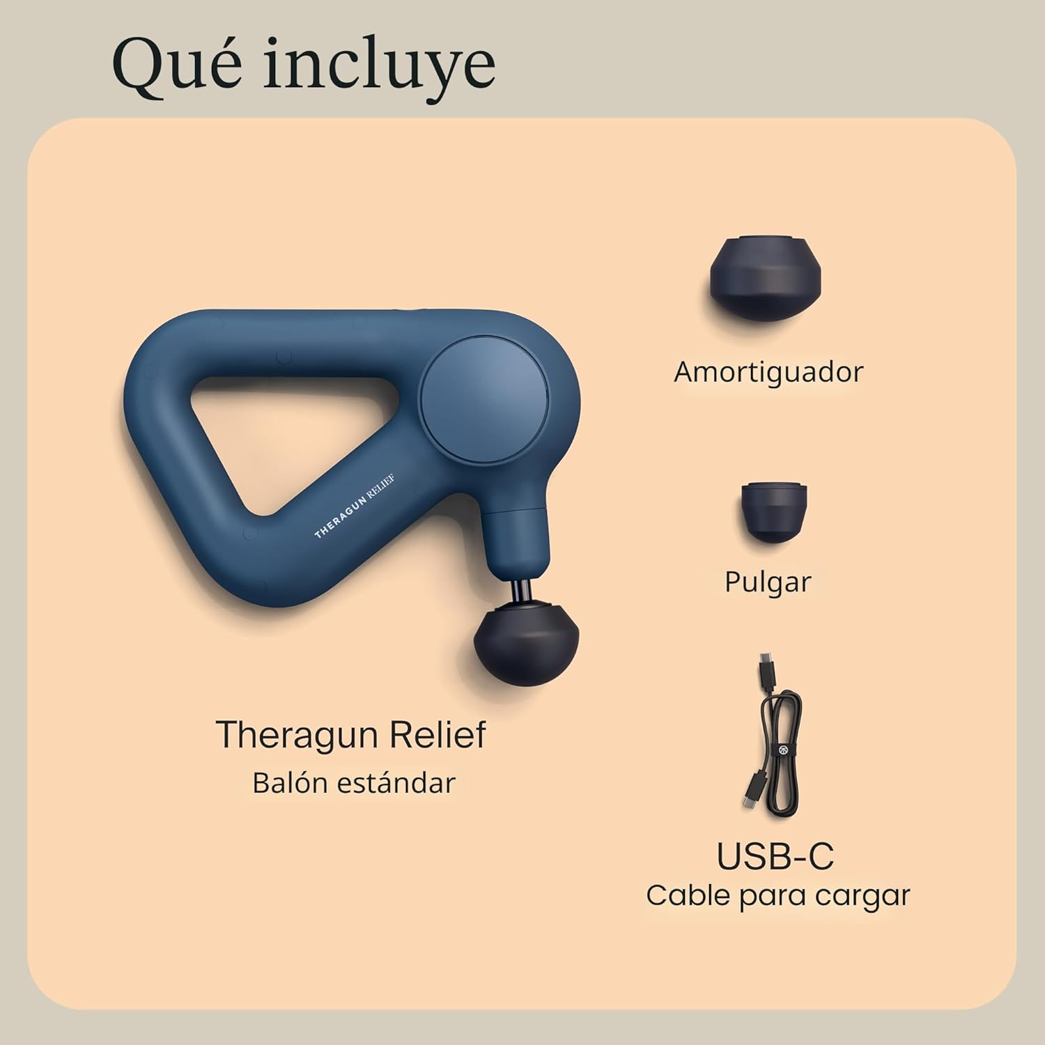 TheraGun Therabody Relief - Pistola de masaje de percusión de mano,...
