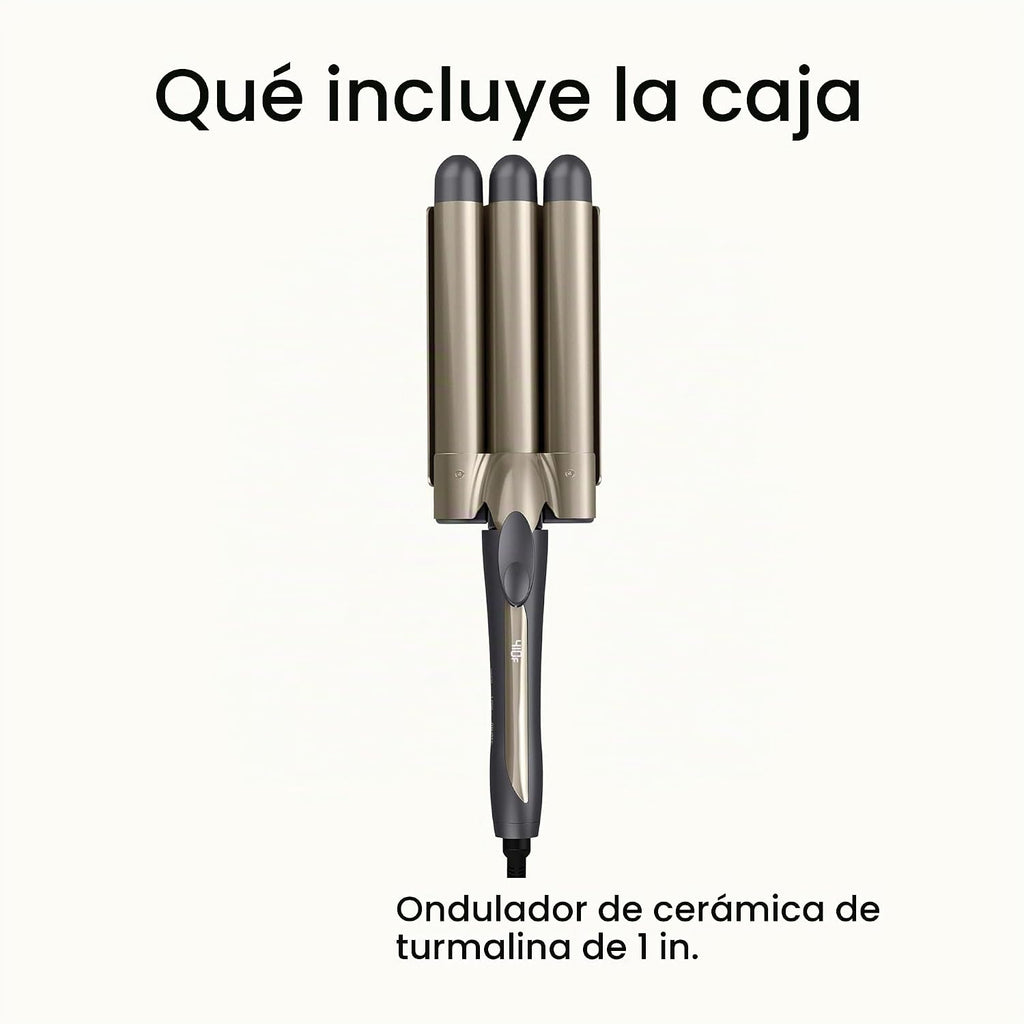 INFINITIPRO by Conair - Rizador de 3 barriles, ondulador de pelo, c...