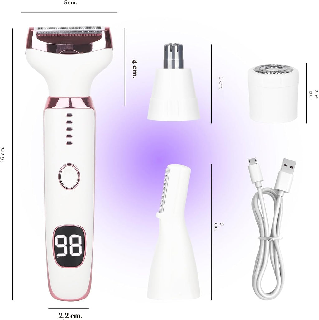 Beanify Maquinilla de afeitar eléctrica 2026 para mujeres y hombres...