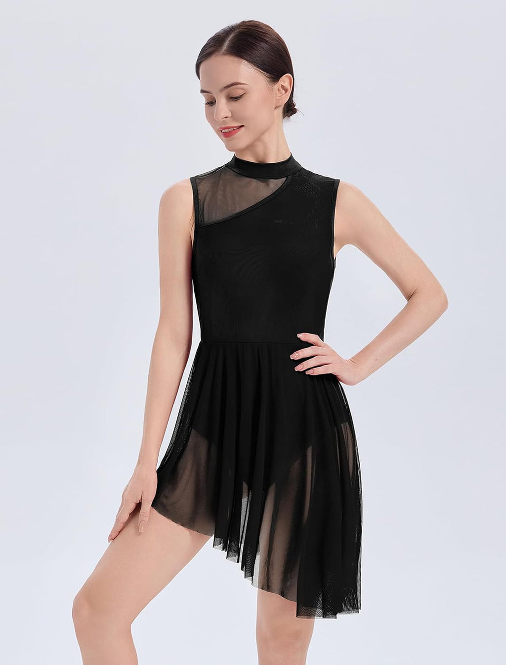 AFAVOM Vestido de baile lírico para mujer, disfraces de baile conte...