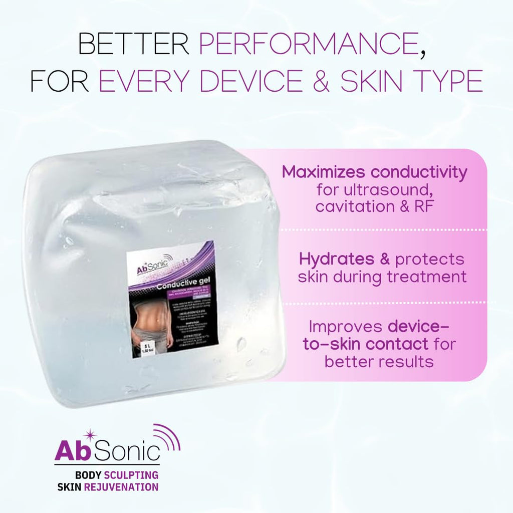 Absonic - Gel conductor para dispositivos de contorno corporal y re...