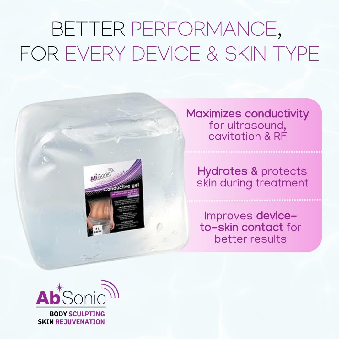 Absonic - Gel conductor para dispositivos de contorno corporal y re...