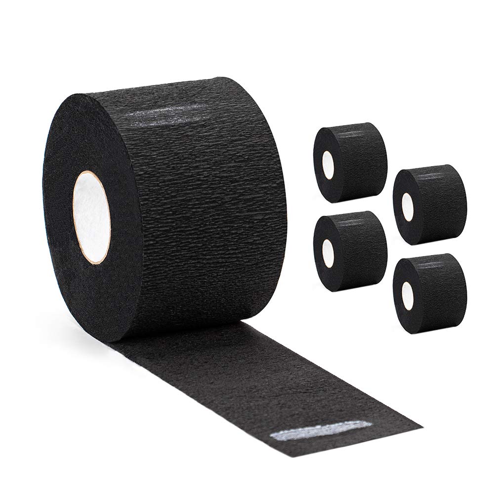 Tiras desechables de papel para peluquero para el cuello, 5 rollos,...