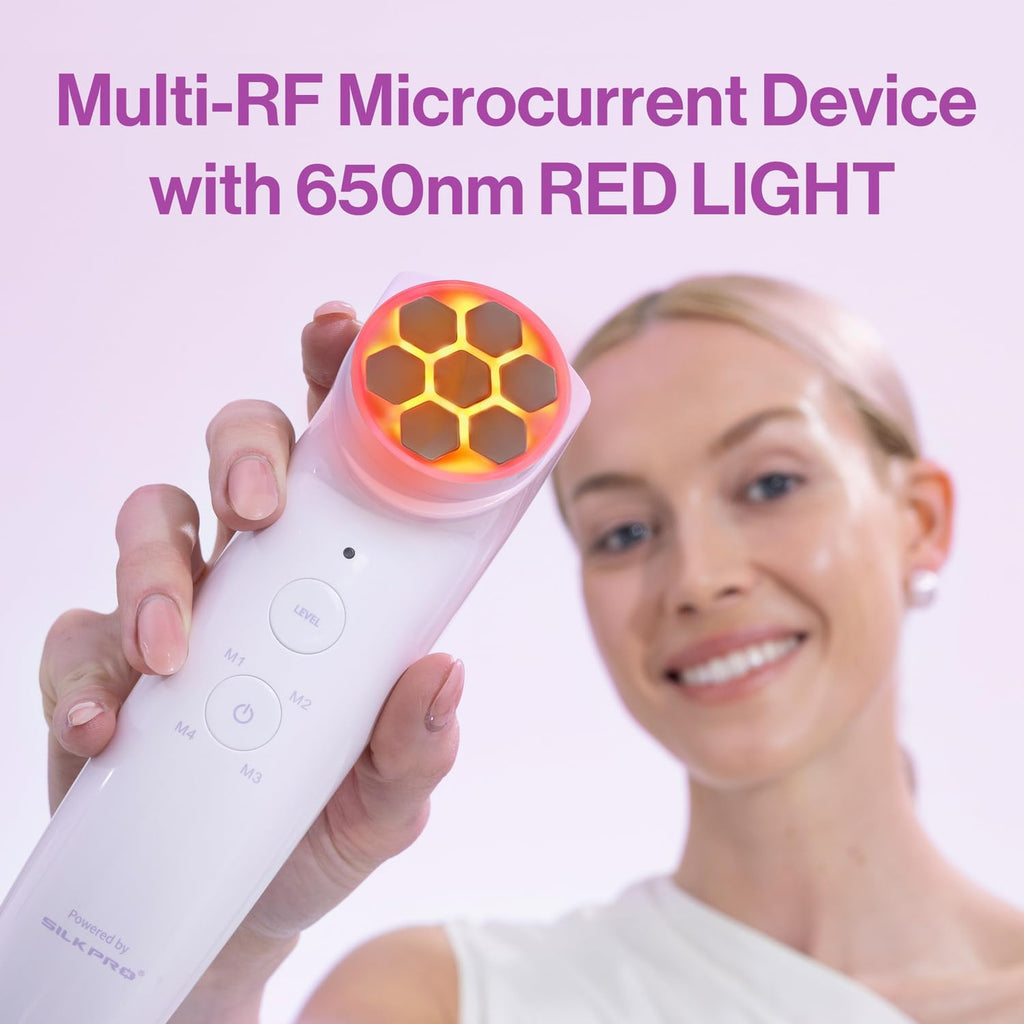 DermRays Dispositivo de microcorriente Multi-RF con luz roja de 650...