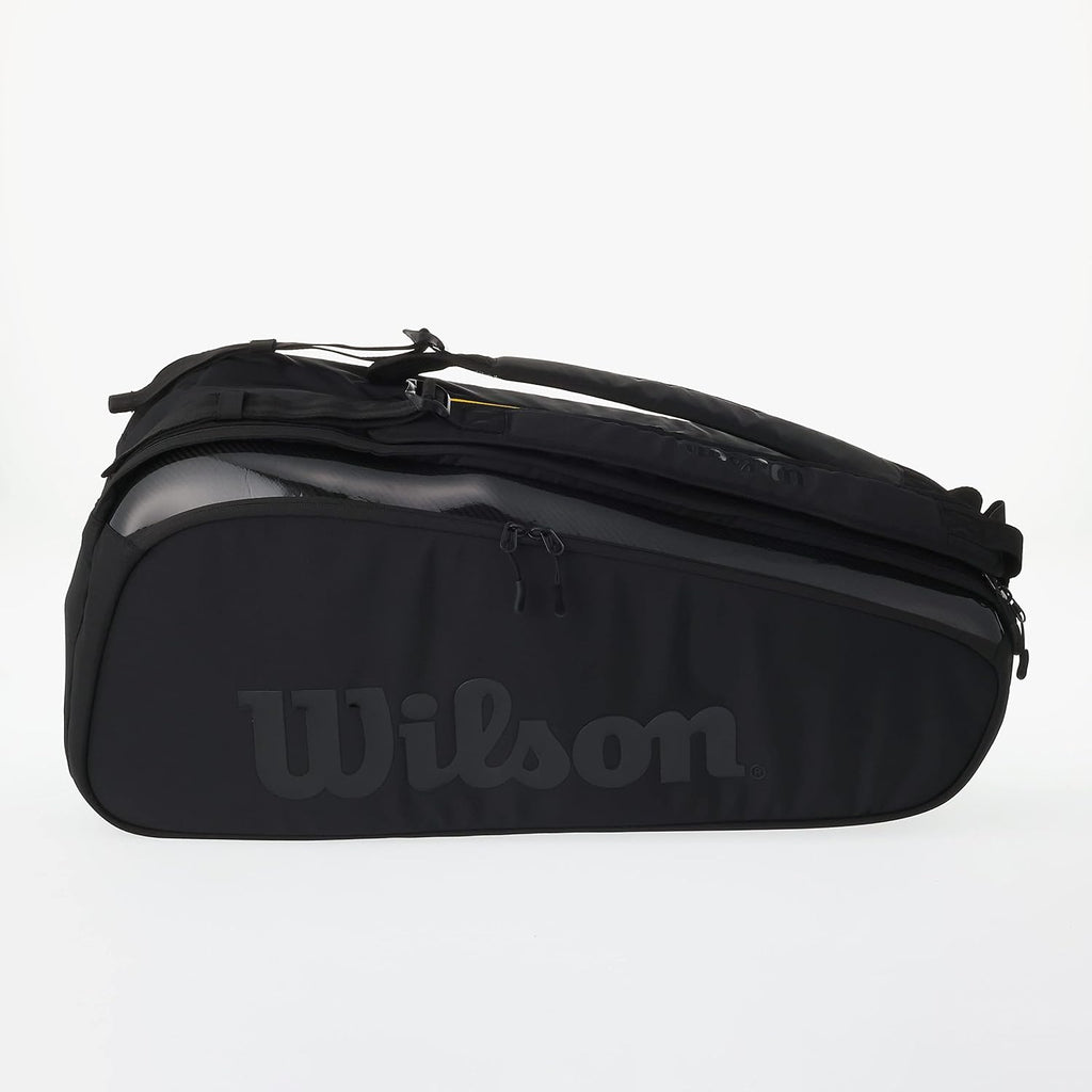 WILSON Bolsa de tenis para adultos, Negro -, Personal de Super Tour...