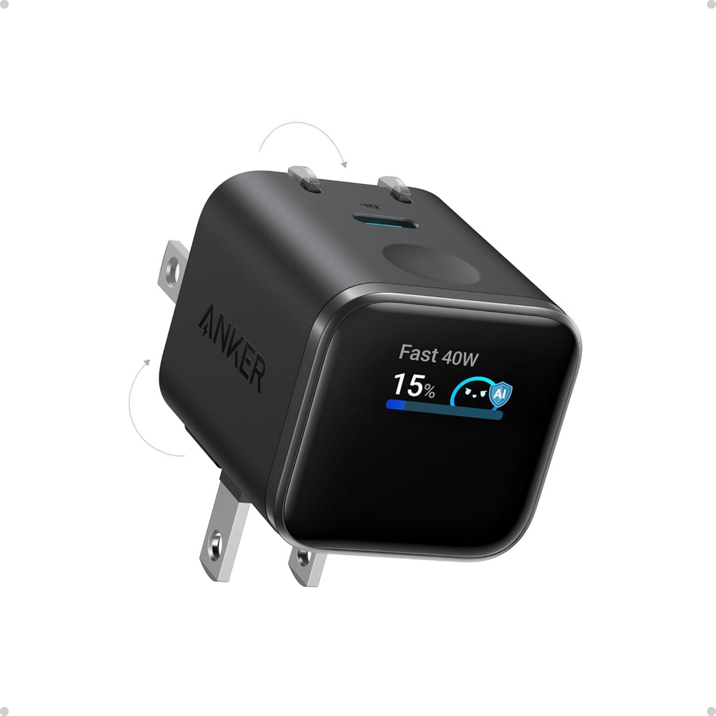 Anker Cargador de pantalla inteligente, bloque de cargador Anker Na...