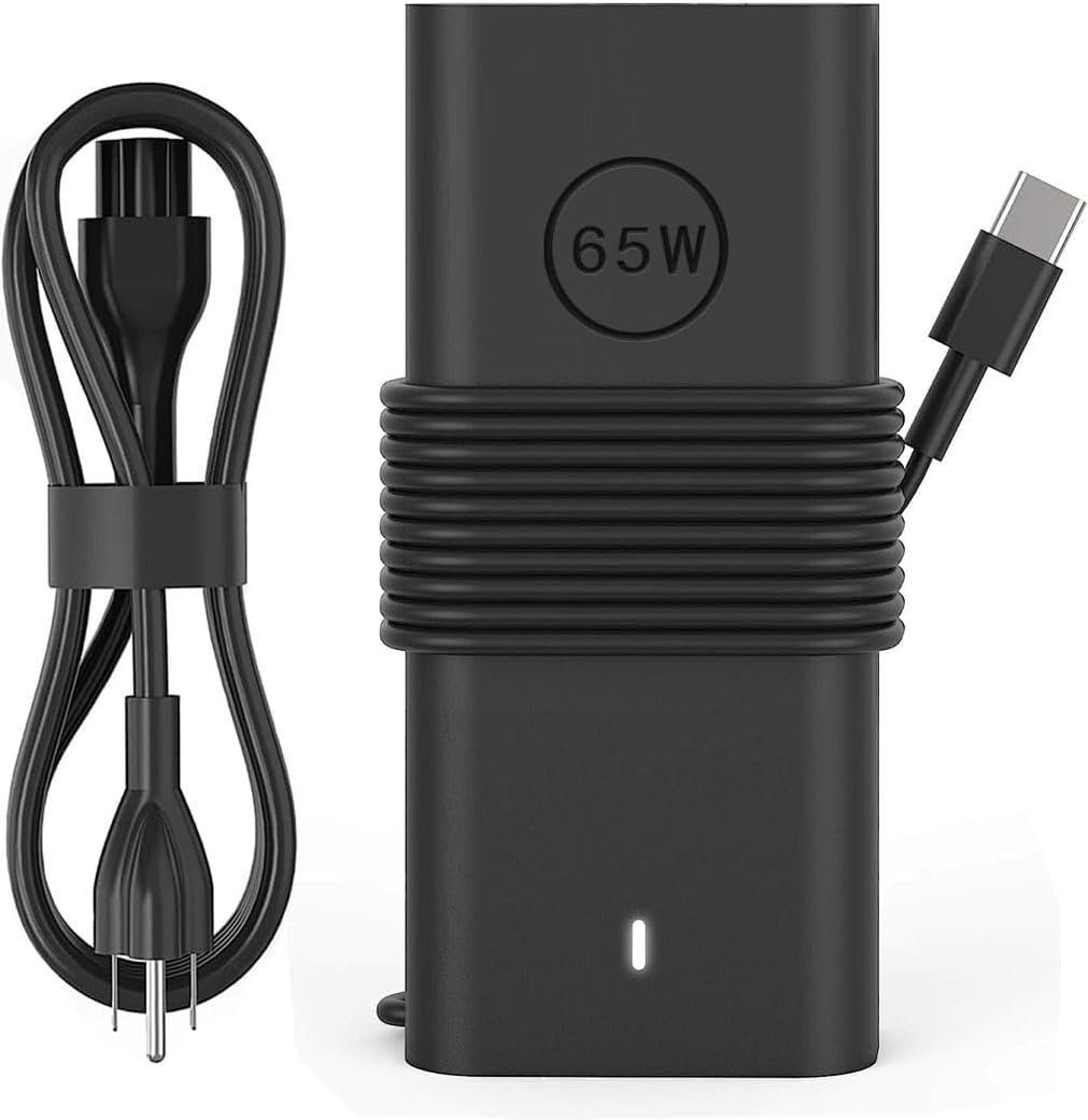 Cargador delgado para portátil USB C de 65 W y 60 W, compatible con...