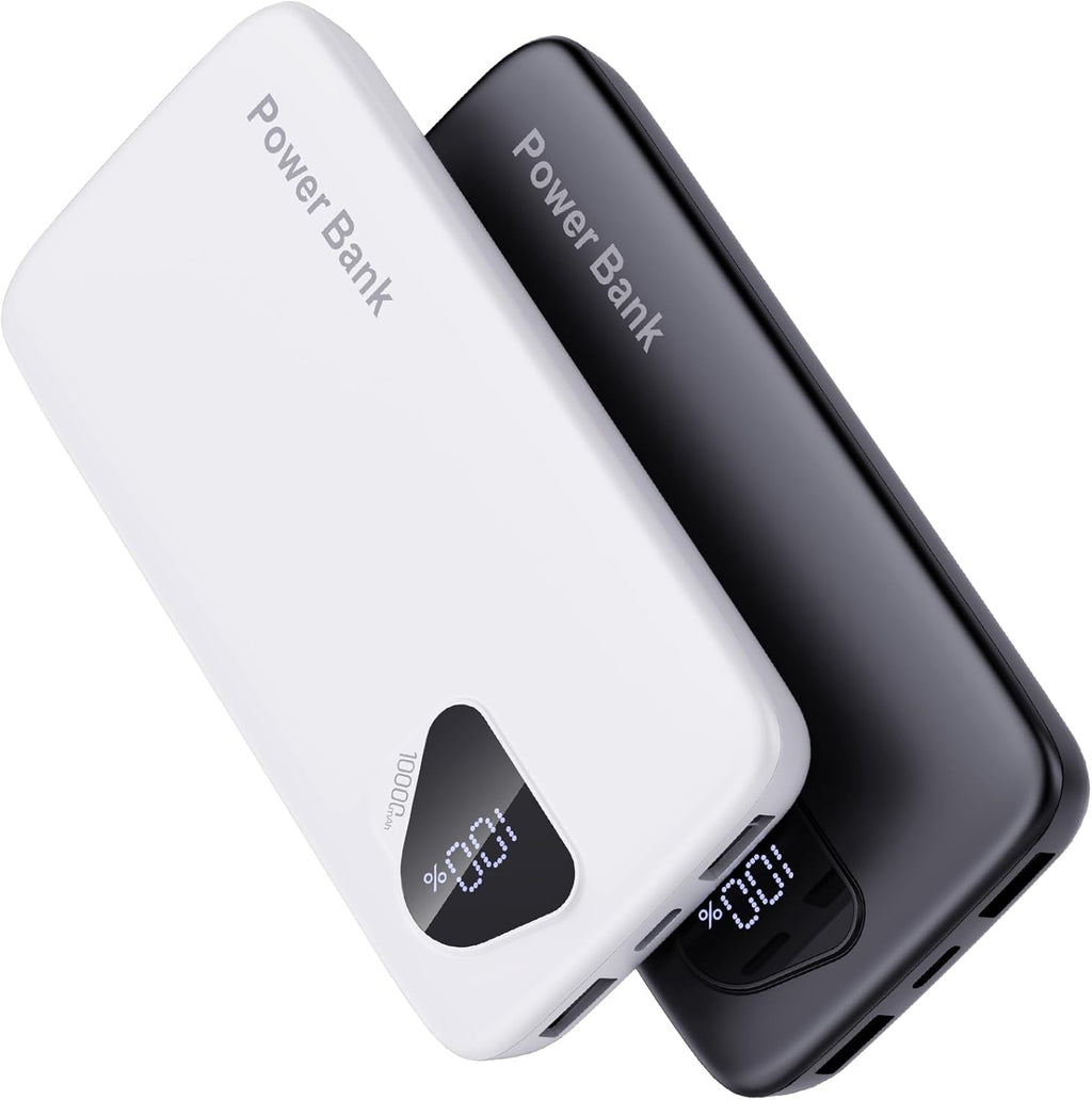 Paquete de 2 cargadores portátiles 2026 de 10000 mAh con cables int...