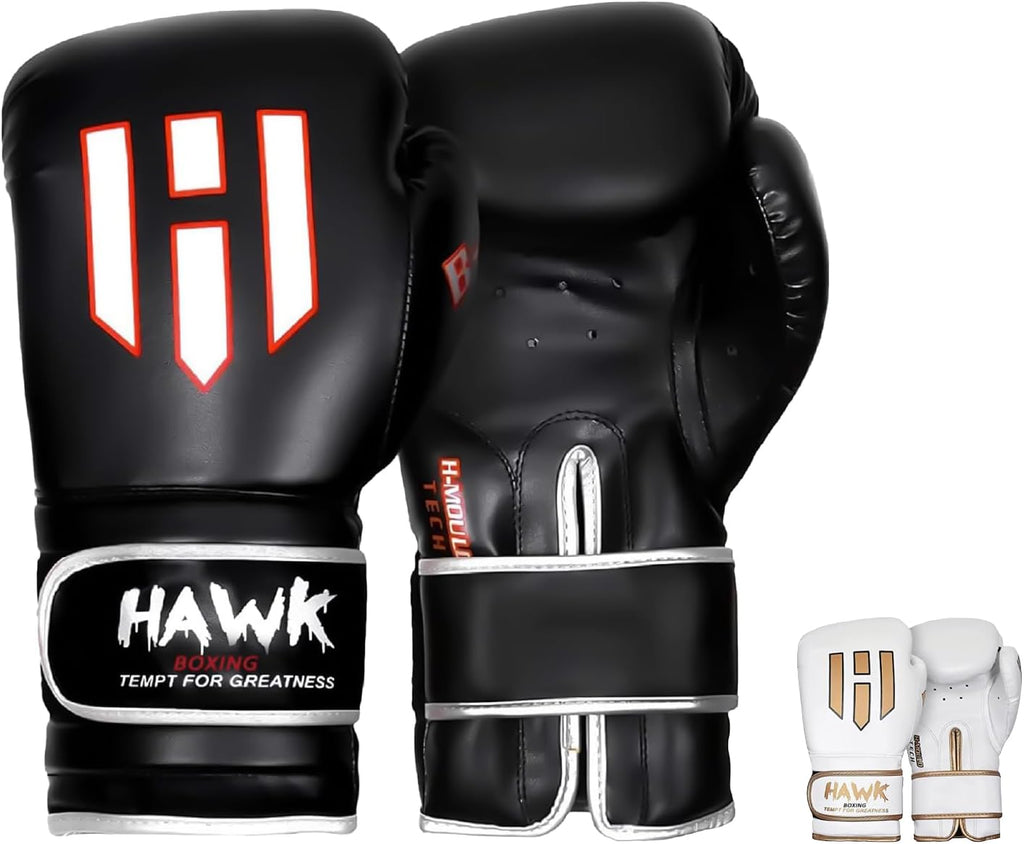 Hawk Sports Guantes de boxeo para hombres y mujeres, cómodos guante...