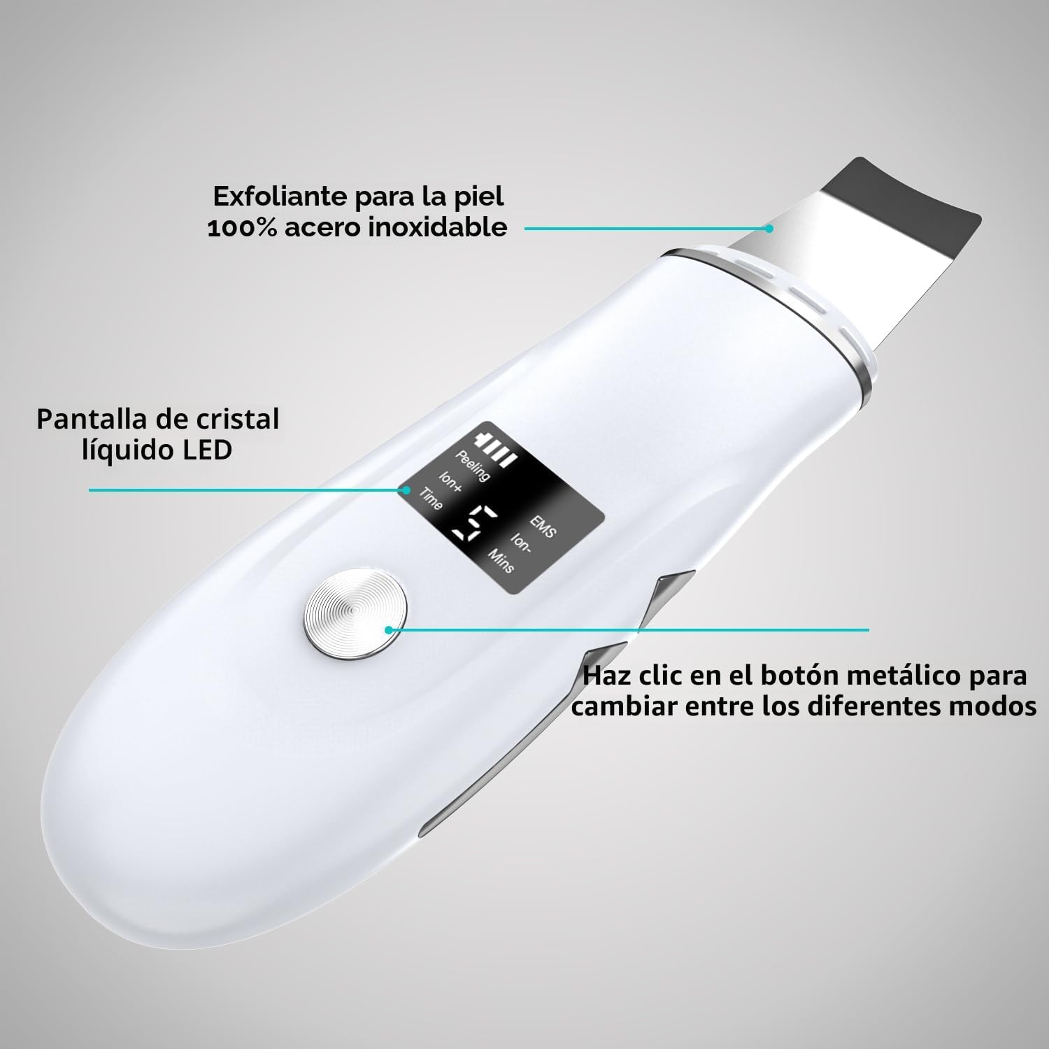 Espátula facial para depurar la piel - Herramienta de limpieza prof...