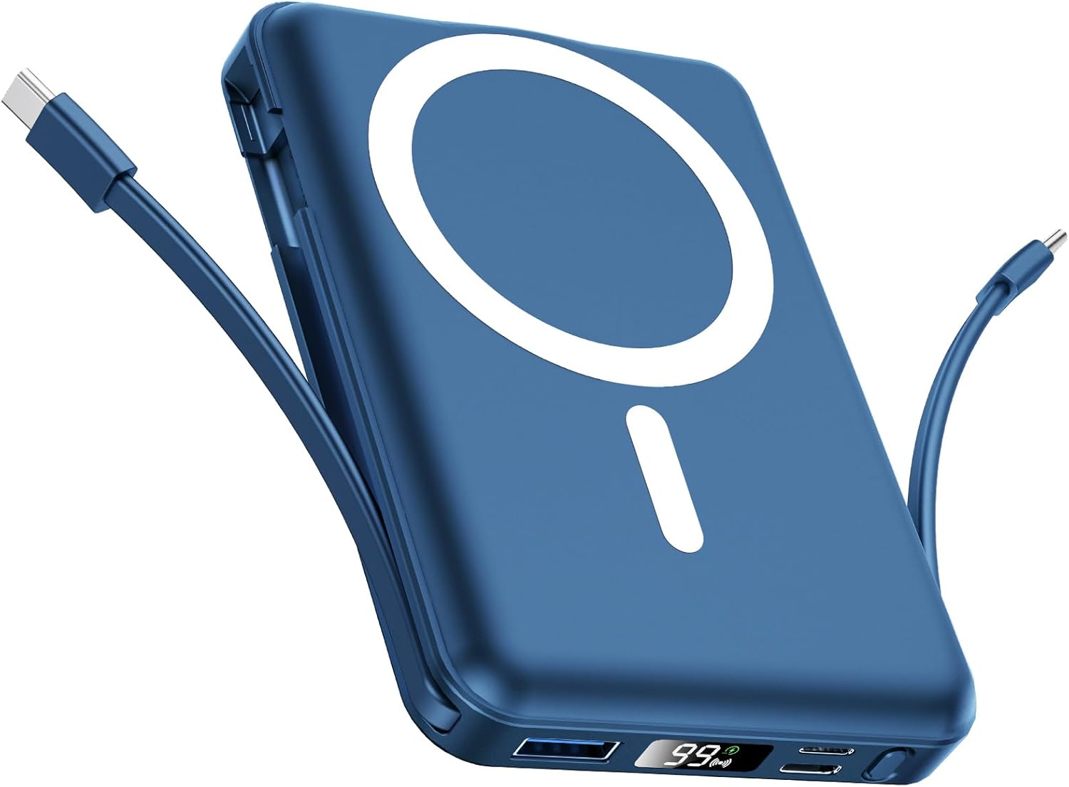 Vexnara para banco de energía Magsafe, banco de energía magnético d...