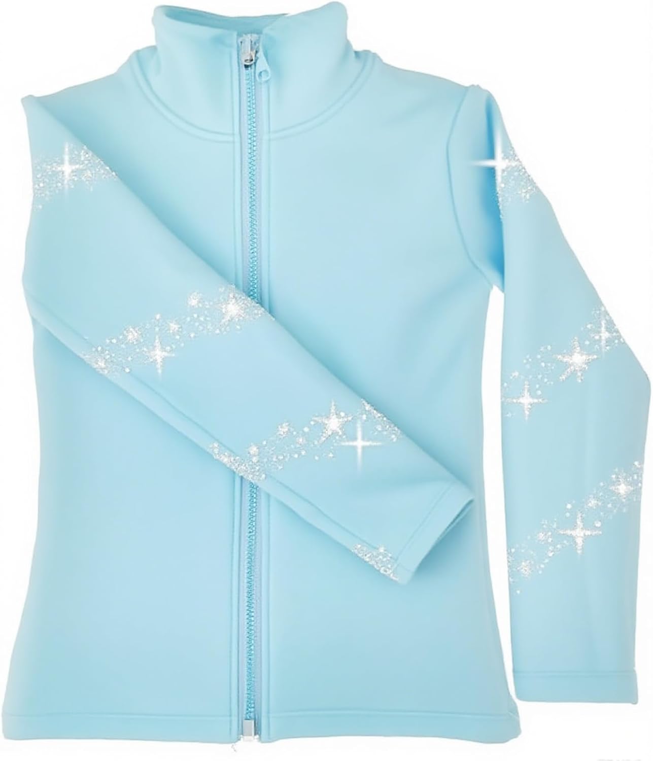 JoyCan Chaqueta de entrenamiento de patinaje artístico de hielo neg...