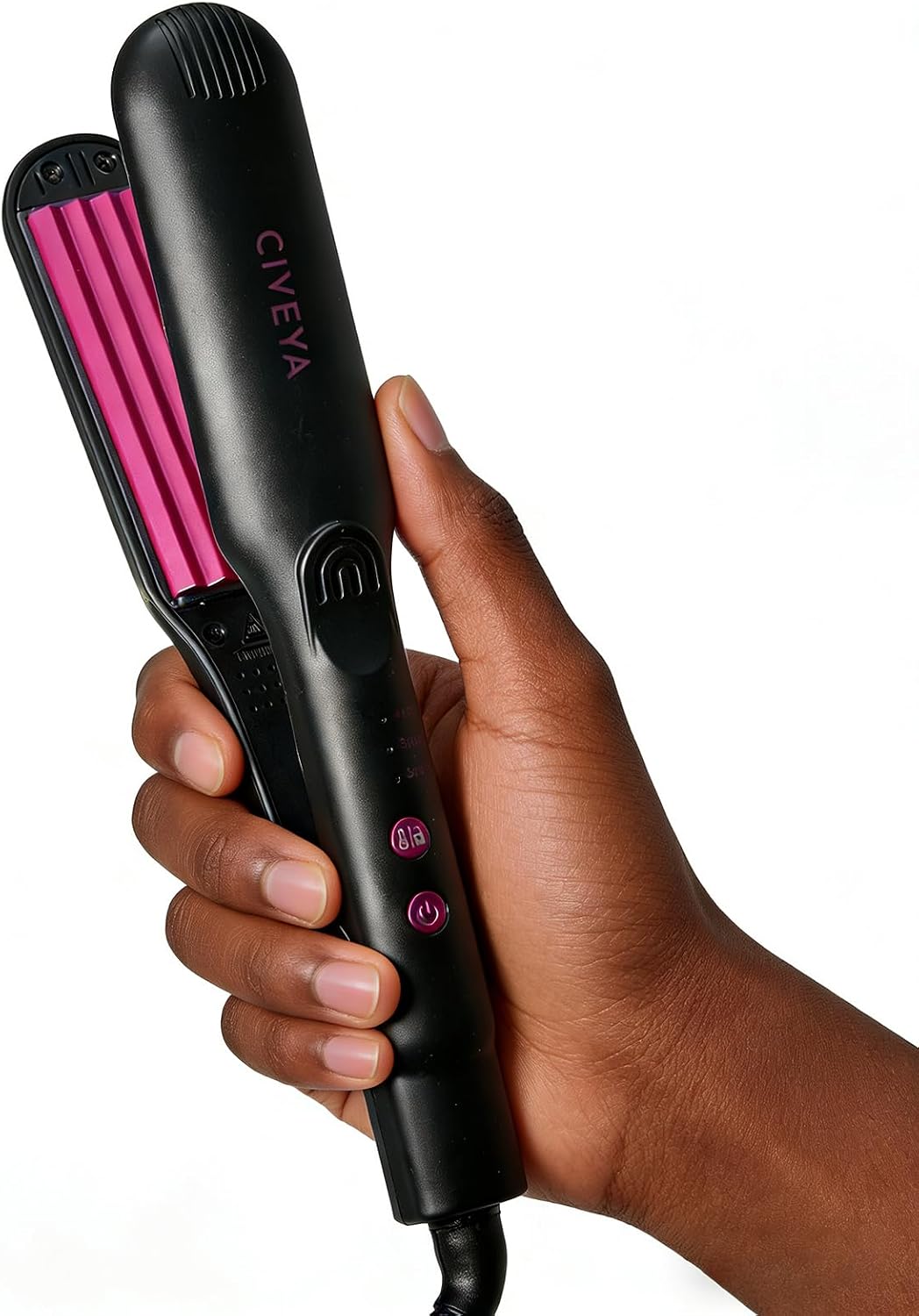 CIVEYA Plancha voluminizadora de cabello pequeño para cabello fino...