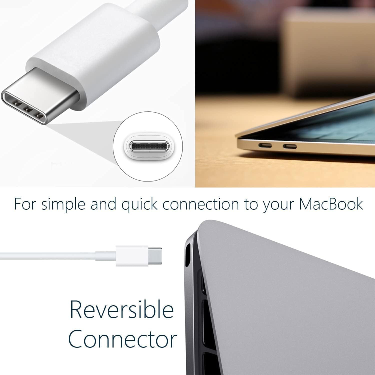 Cargador Mac Book Pro \u2013 Cargador USB C de 96 W adaptador de co...