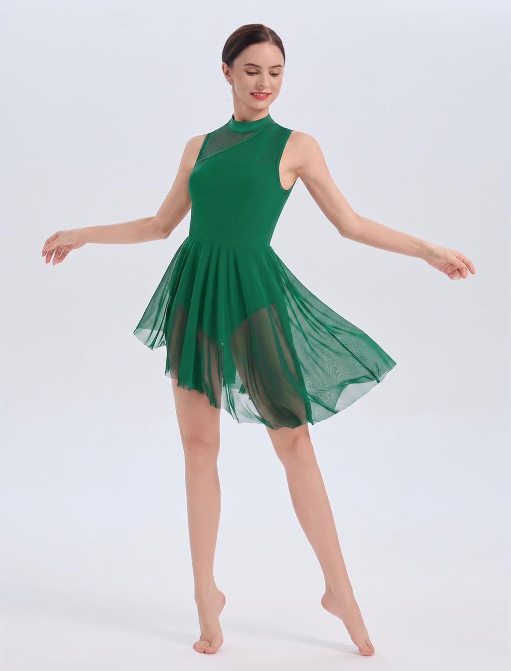AFAVOM Vestido de baile lírico para mujer, disfraces de baile conte...