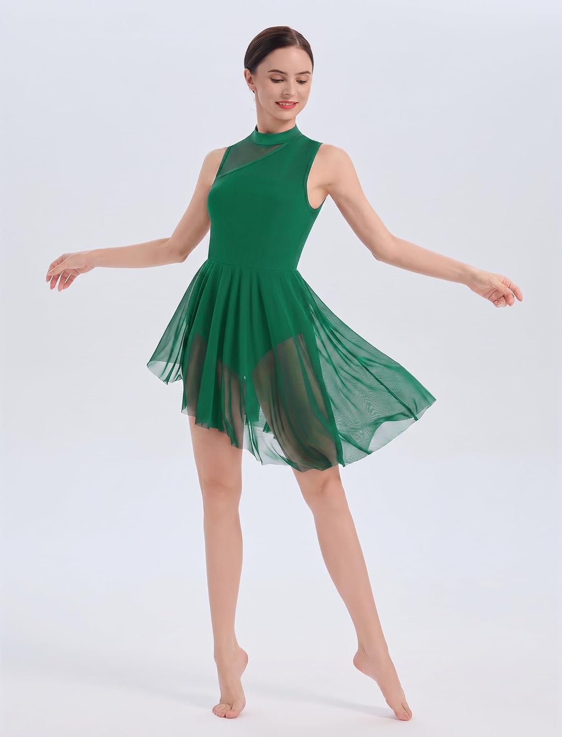 AFAVOM Vestido de baile lírico para mujer, disfraces de baile conte...