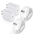 Cargador rápido USB C para iPhone 15, carga rápida, paquete de 2, b...