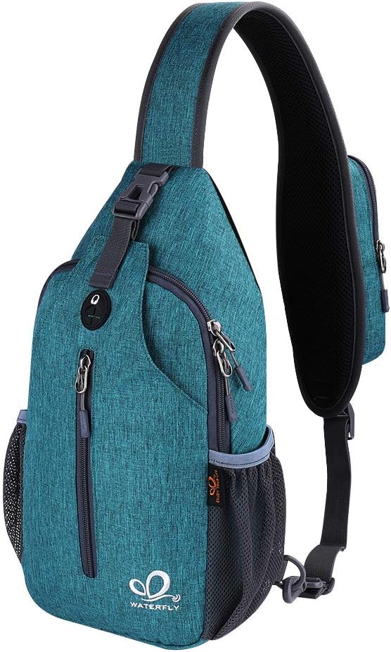 WATERFLY Mochila pequeña de senderismo con correa: mochila de sende...