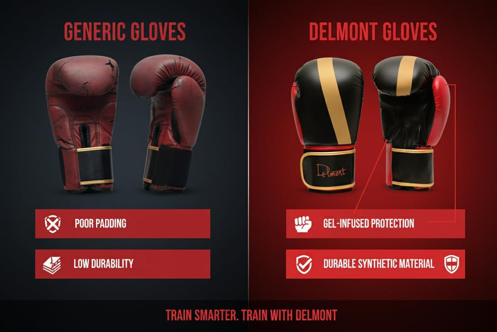 Delmont Guantes de boxeo para hombres y mujeres \u2013 Bolsa pesada...