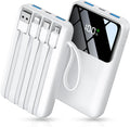 HELLEE Banco de energía, cargador portátil de 15000 mAh con cable i...