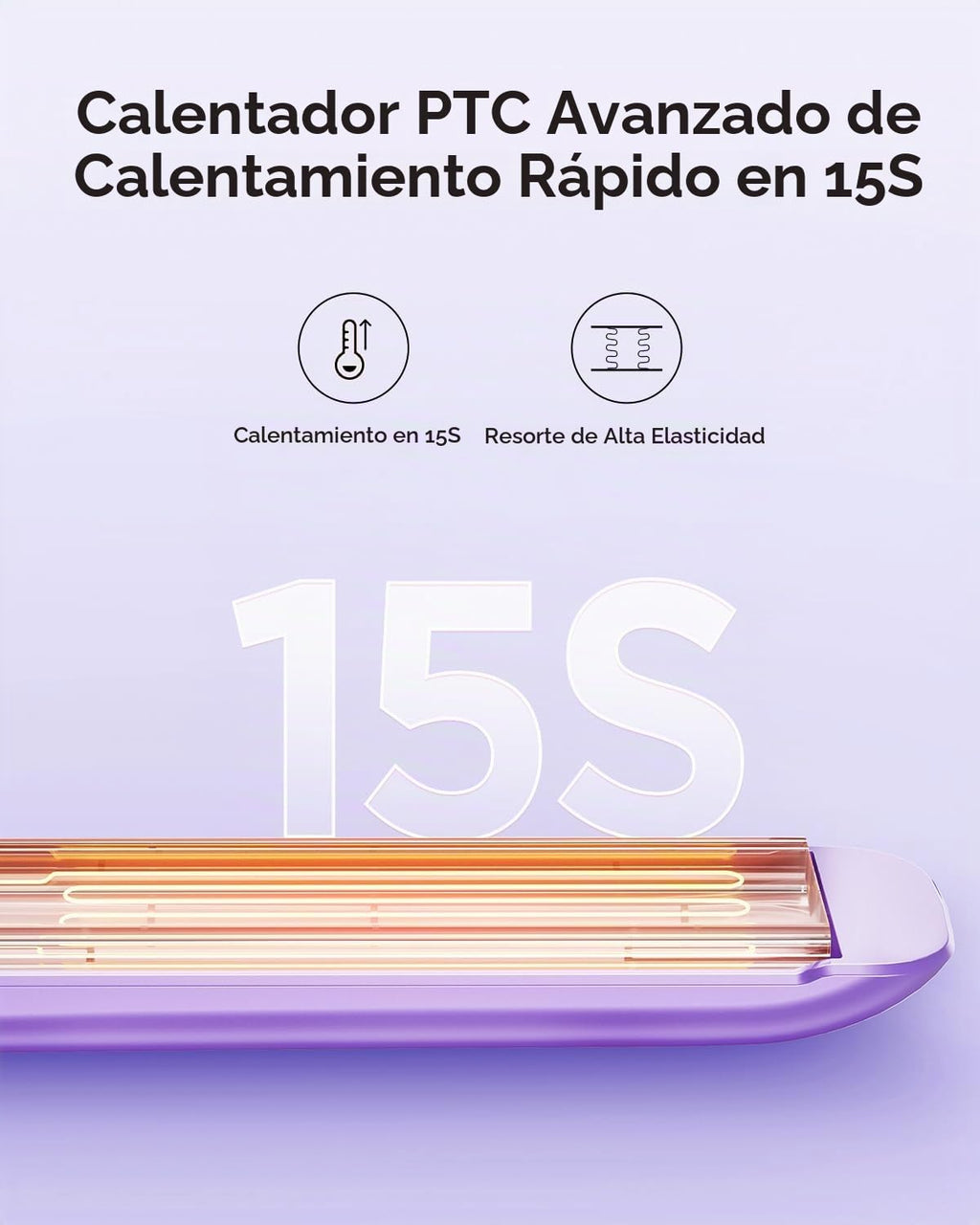 Plancha plana de pelo Pro de Wavytalk, plancha plana 100% de titani...