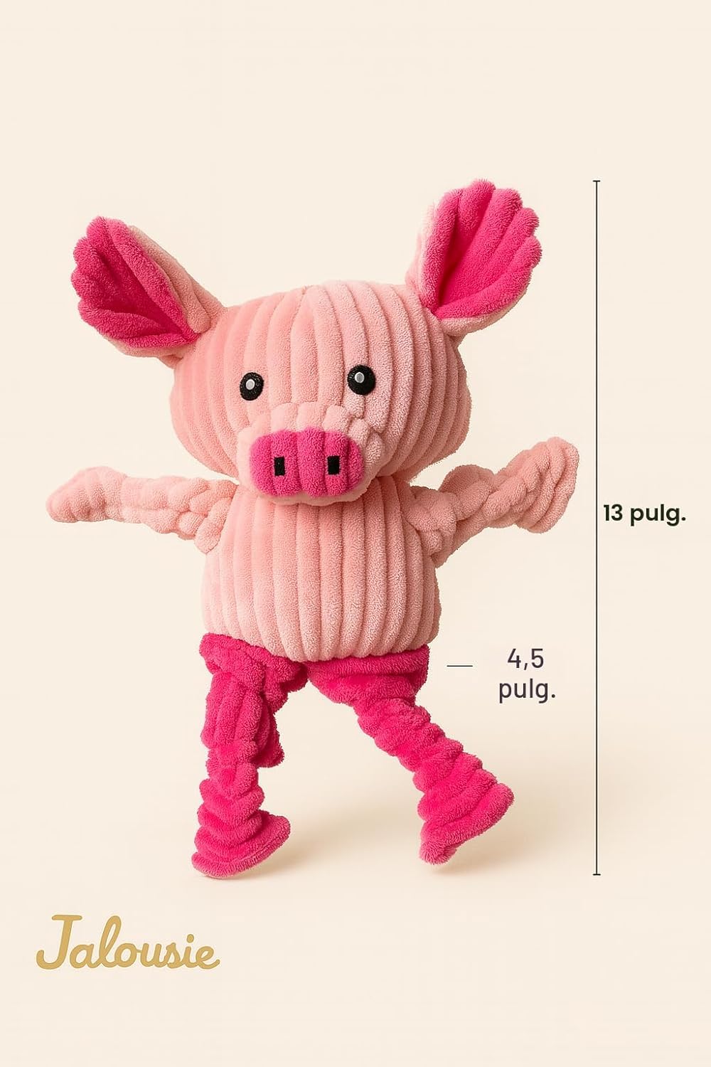 Jalousie Paquete surtido de juguetes de peluche para cachorros y ma...