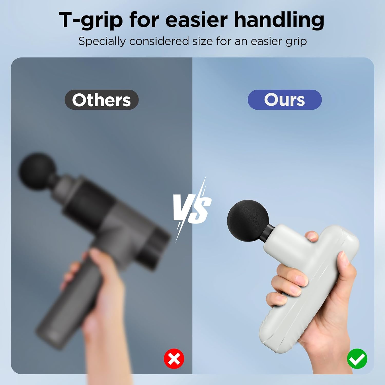 PENJOY Mini Pistola de Masaje, Potente Masajeador Muscular de Mano...
