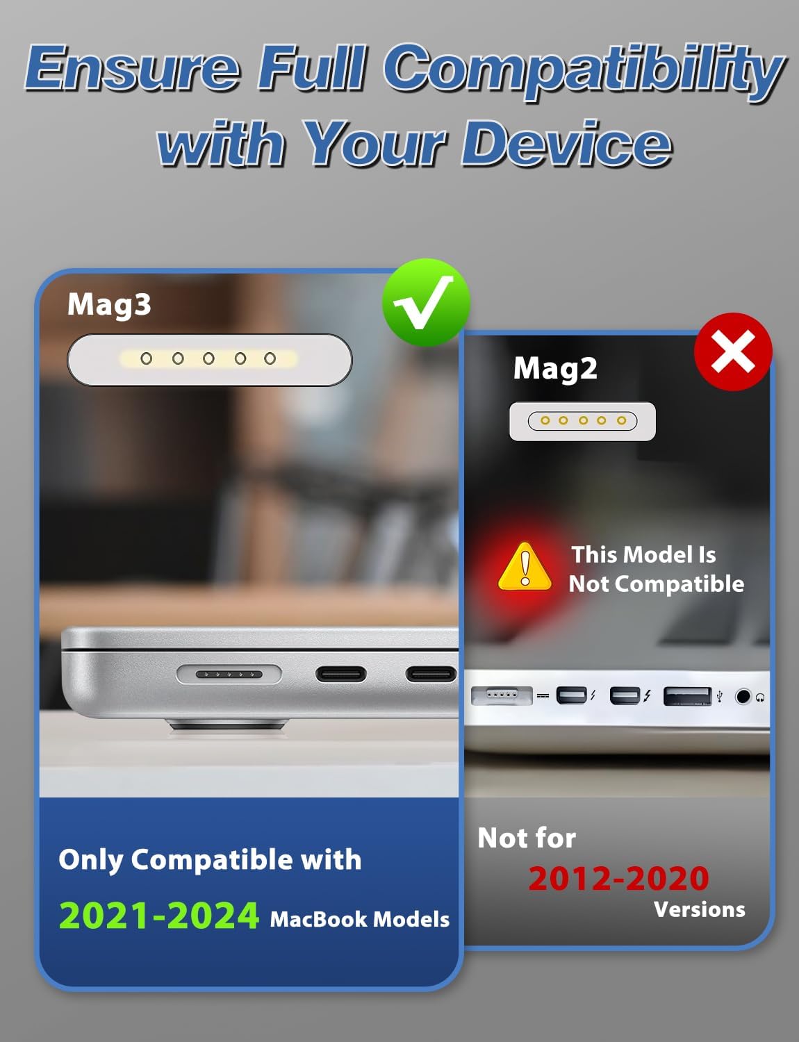 Cargador de 140W para MacBook Pro 16 14 pulgadas Mac Air 15 13 pulg...