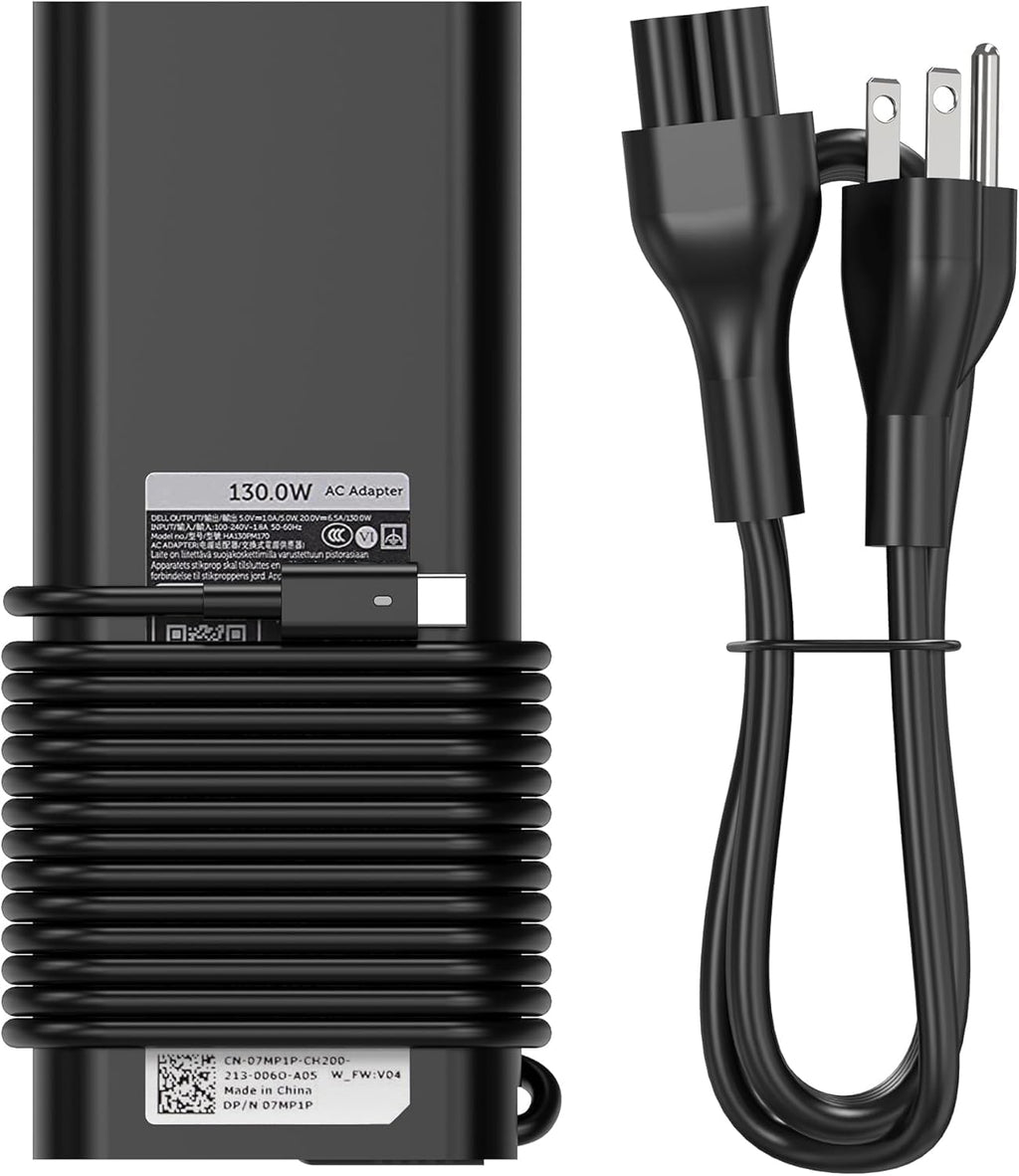 BULL-TECH Adaptador de corriente de repuesto para Dell 130 W, carga...