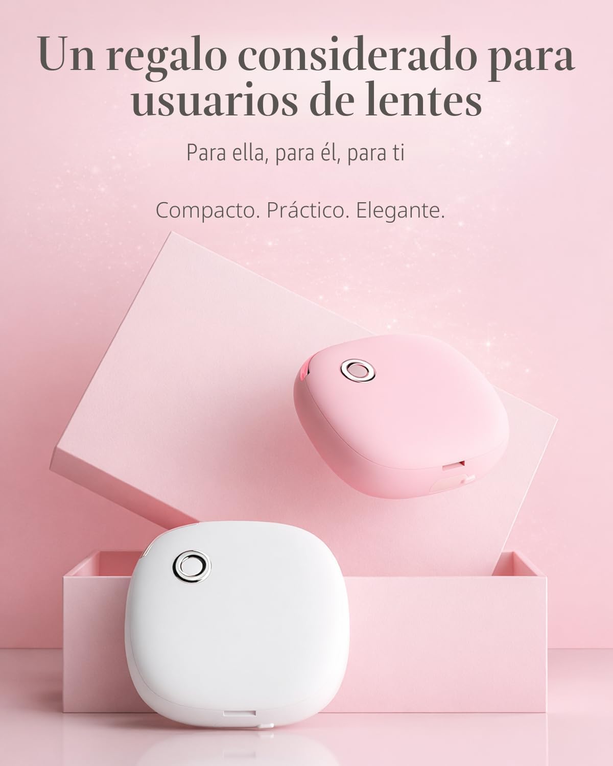 Vastsoon Limpiador ultrasónico de lentes de contacto \u2013 Kit de...