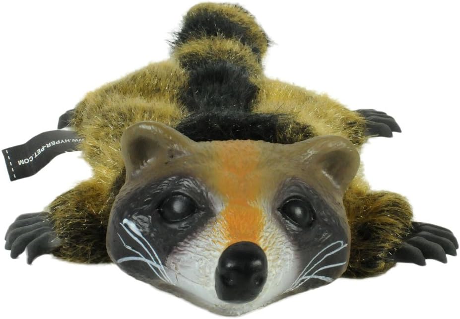 Hyper Pet Juguete de peluche para perro de mapache Real Skinz