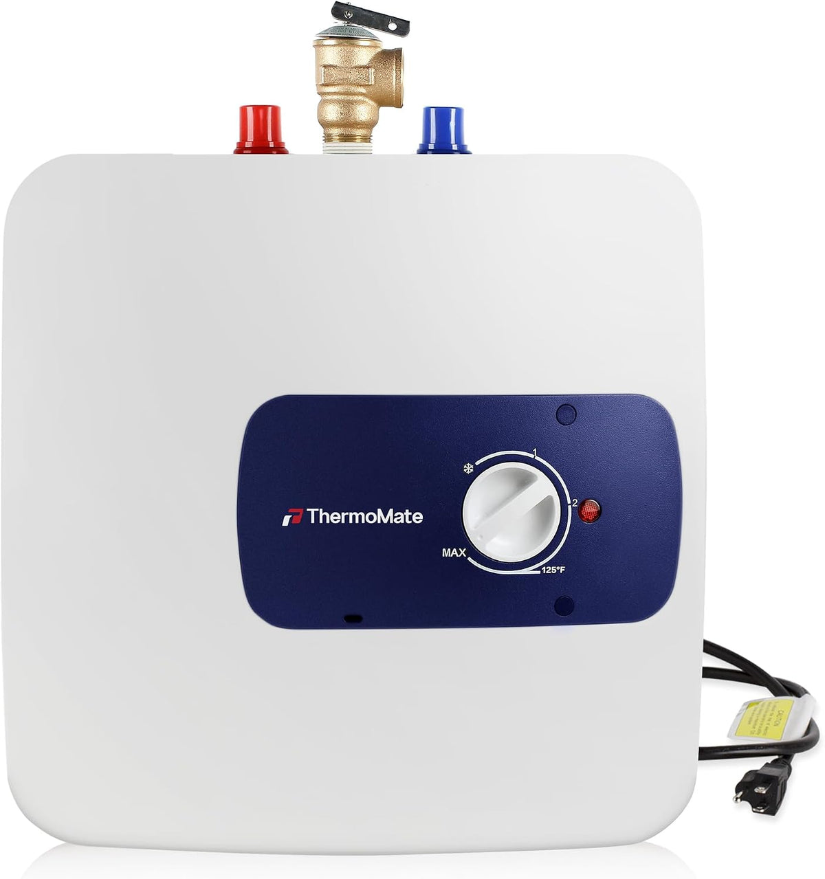 Calentador de agua con tanque eléctrico ThermoMate, 8.0 galones de...