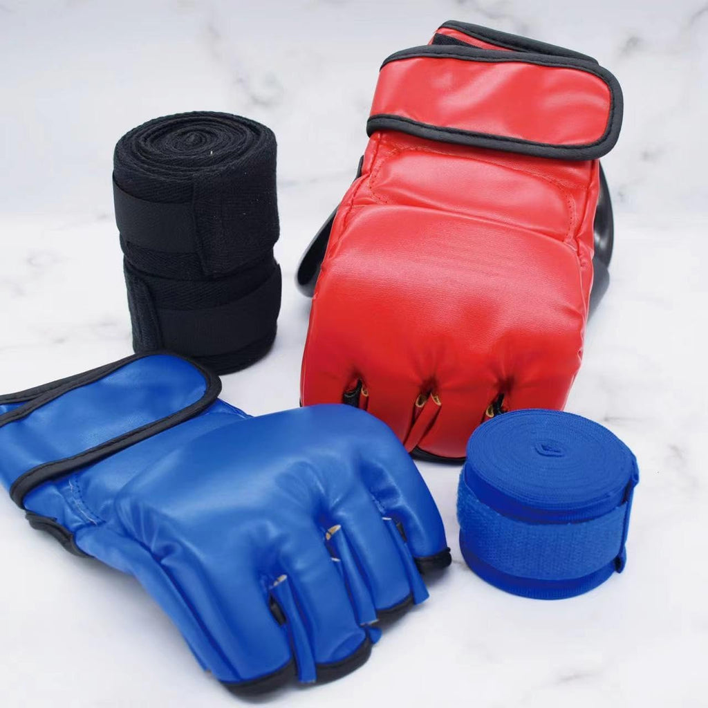 2 pares de guantes de boxeo y kickboxing para hombres y mujeres, pr...