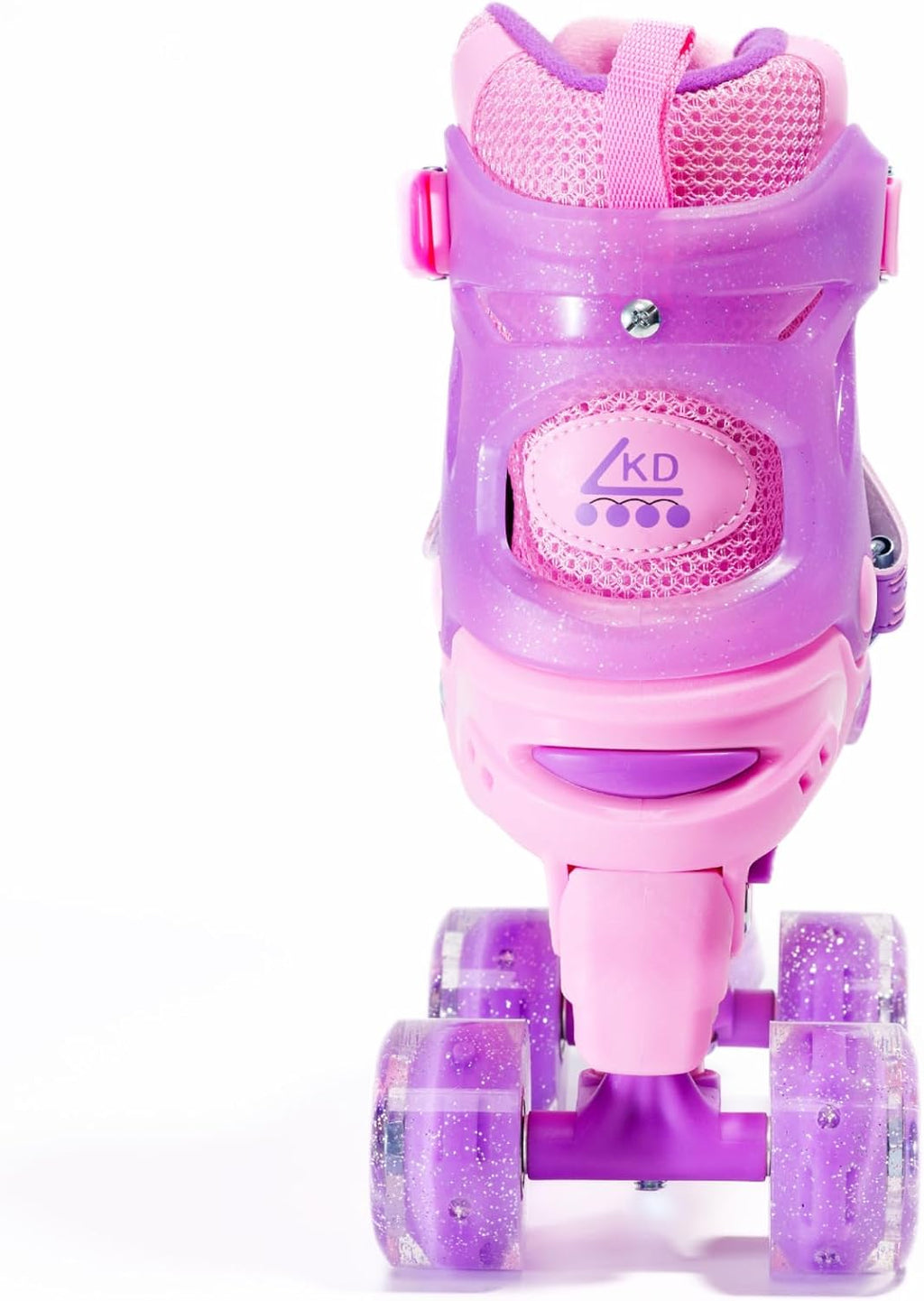 LKD Patines de ruedas para niños y niñas, 4 tamaños, ajustables, co...