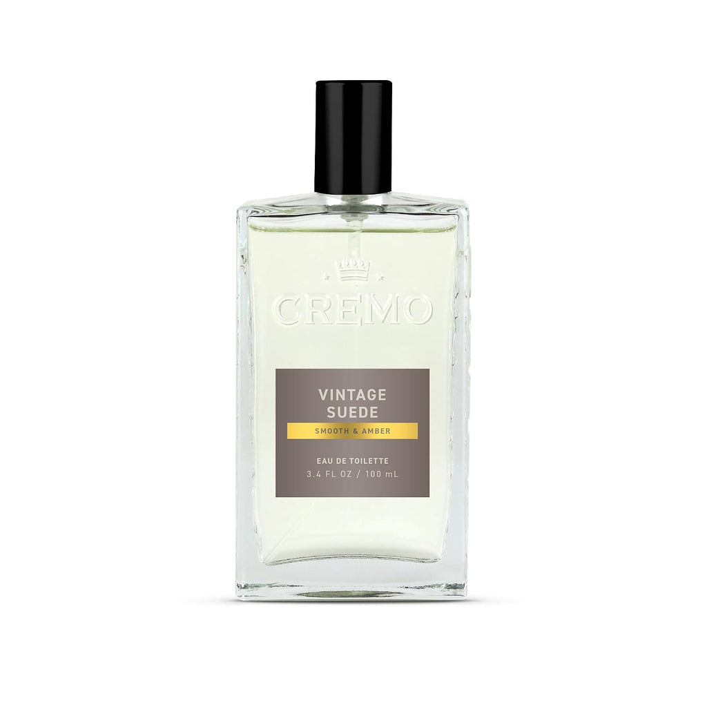 Cremo Colonia para hombres \u2013 Spray de colonia de gamuza vintag...