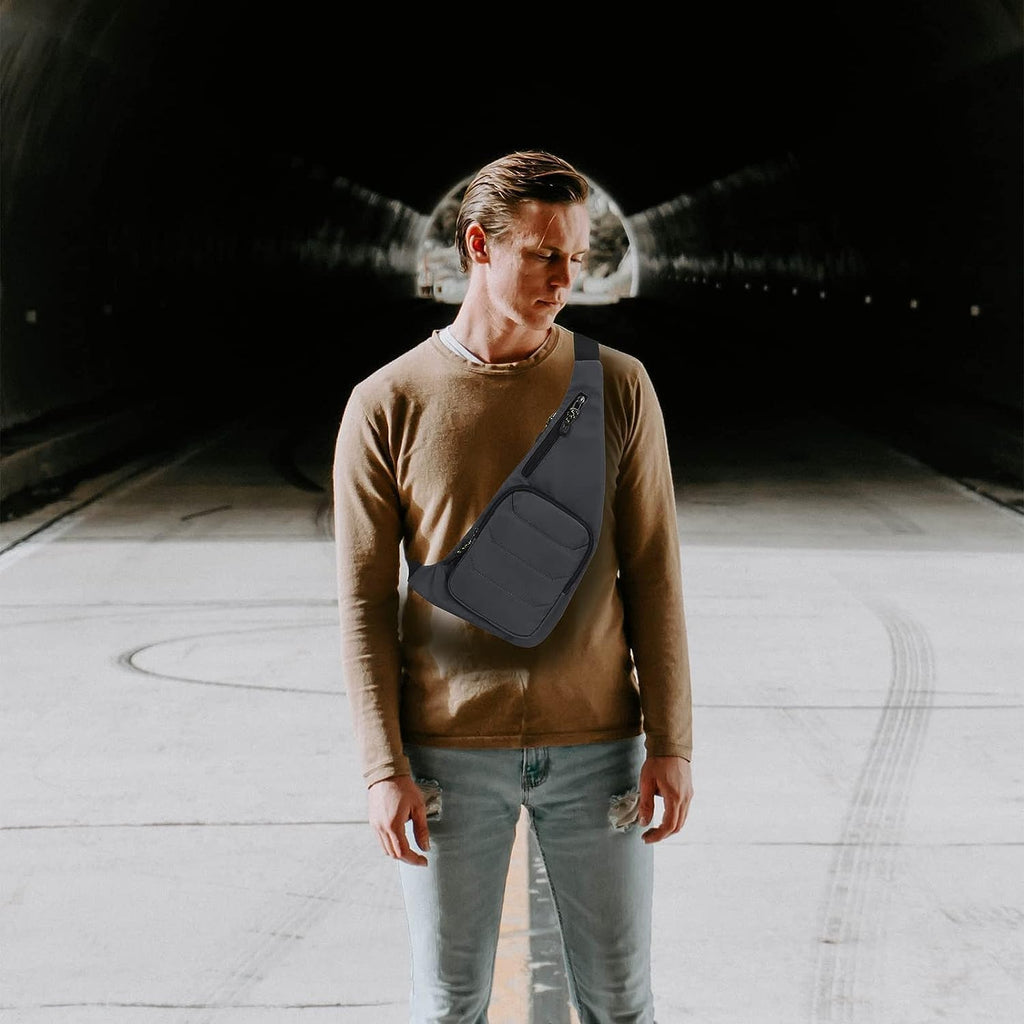 Peicees Bolso Bandolera Impermeable Bolsa Cruzada Para Hombres Moch...