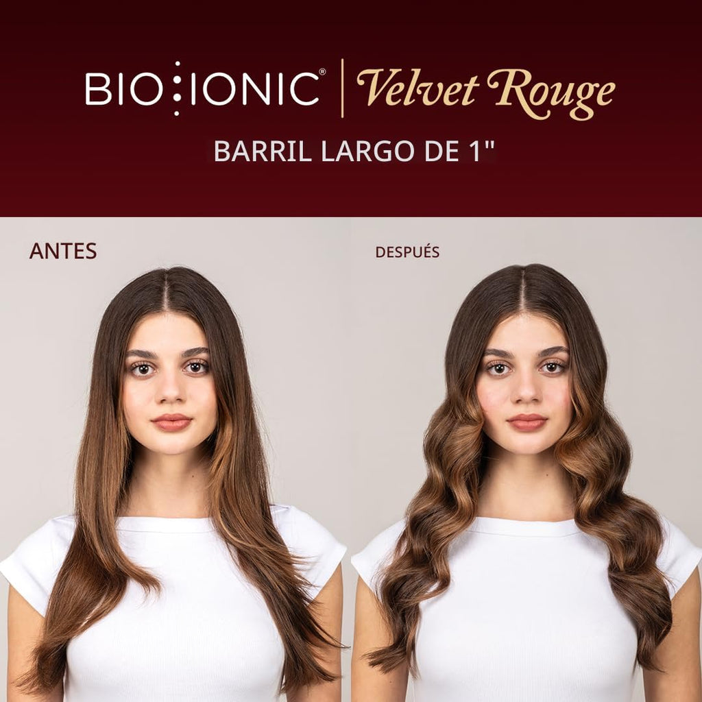 Bio Ionic Rizador de Cilindro Largo, Rizador de Pelo con Tecnología...