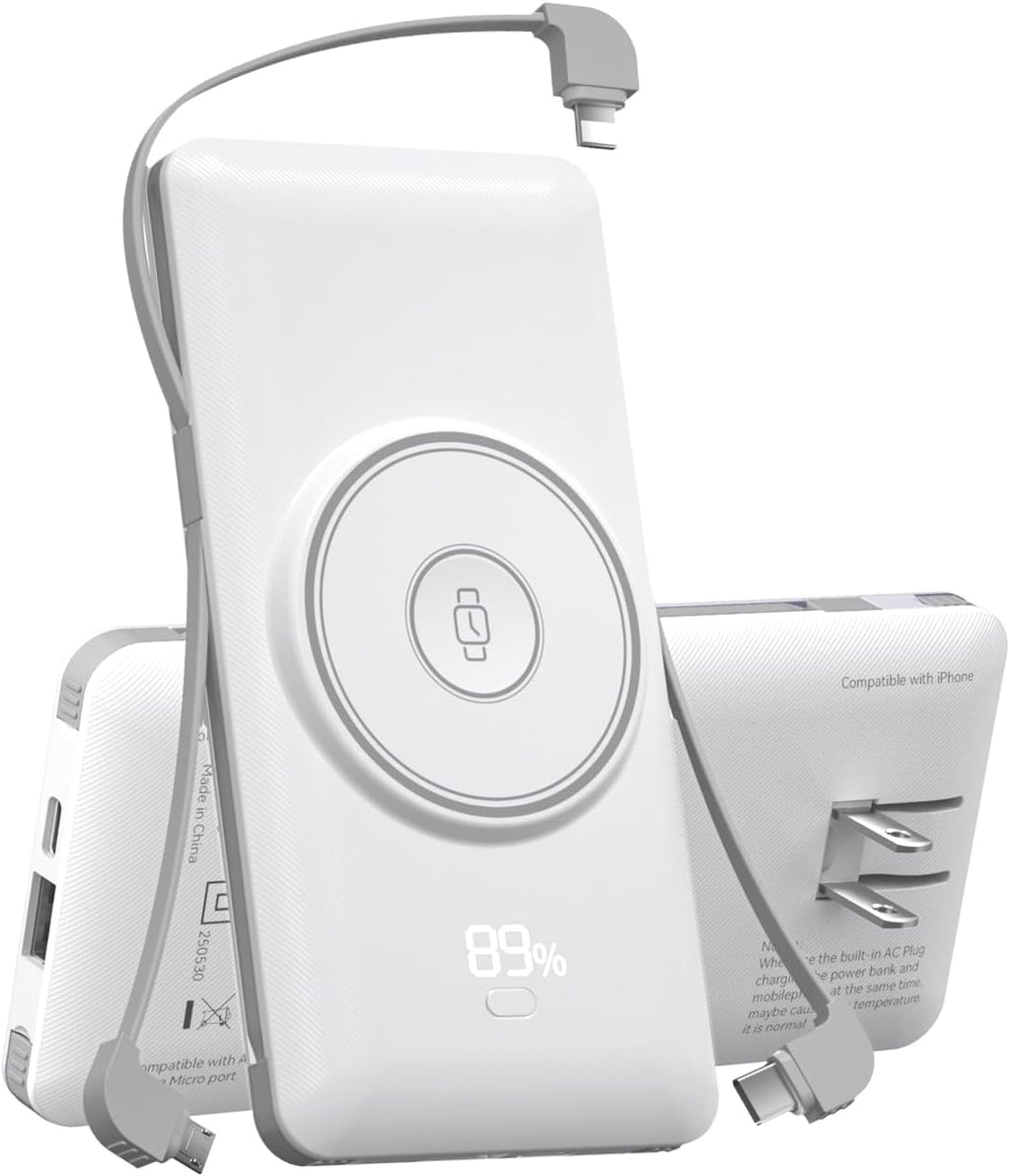 Cargador portátil magnético de 10000 mAh para iWatch e iPhone, banc...