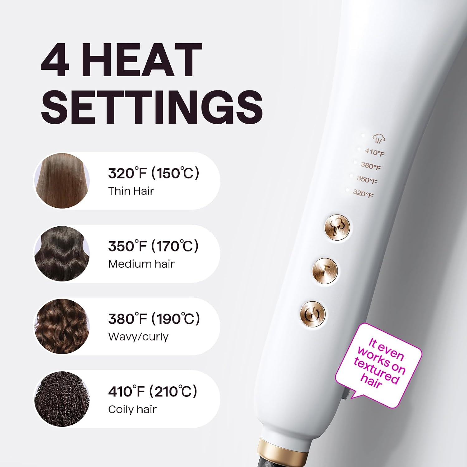 Wavytalk Pro Steam - Cepillo alisador de pelo Steamline Pro | Cepil...