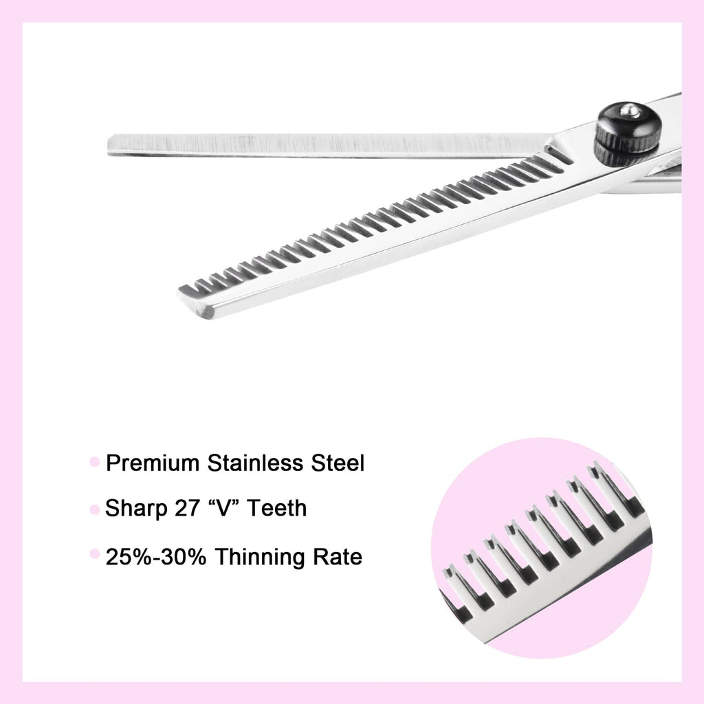FCYSY Kit Profesional de Tijeras de Corte de Cabello de 11 Piezas,...
