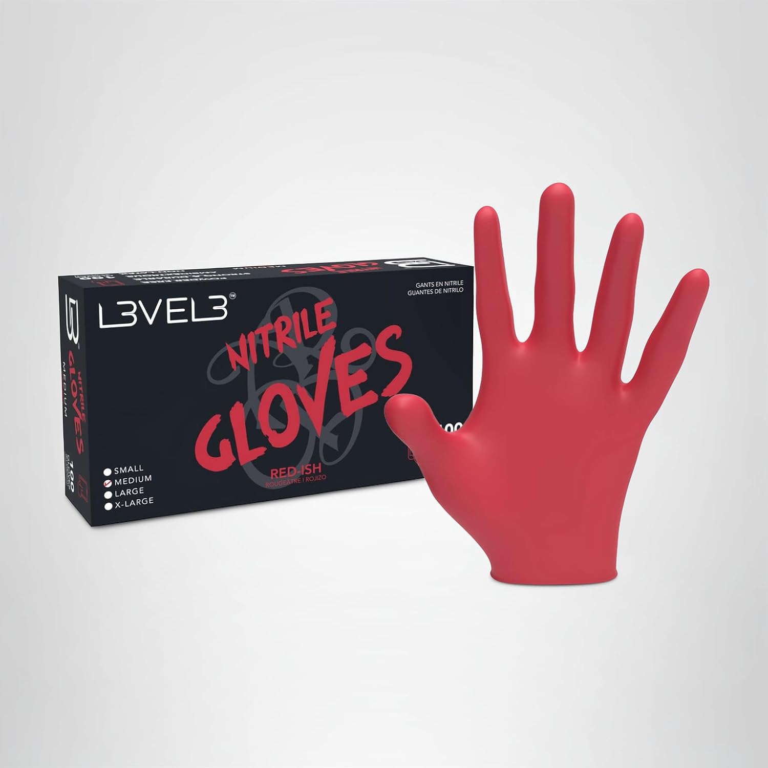 L3 Guantes de Nitrilo Nivel 3 - Guantes Desechables Profesionales d...
