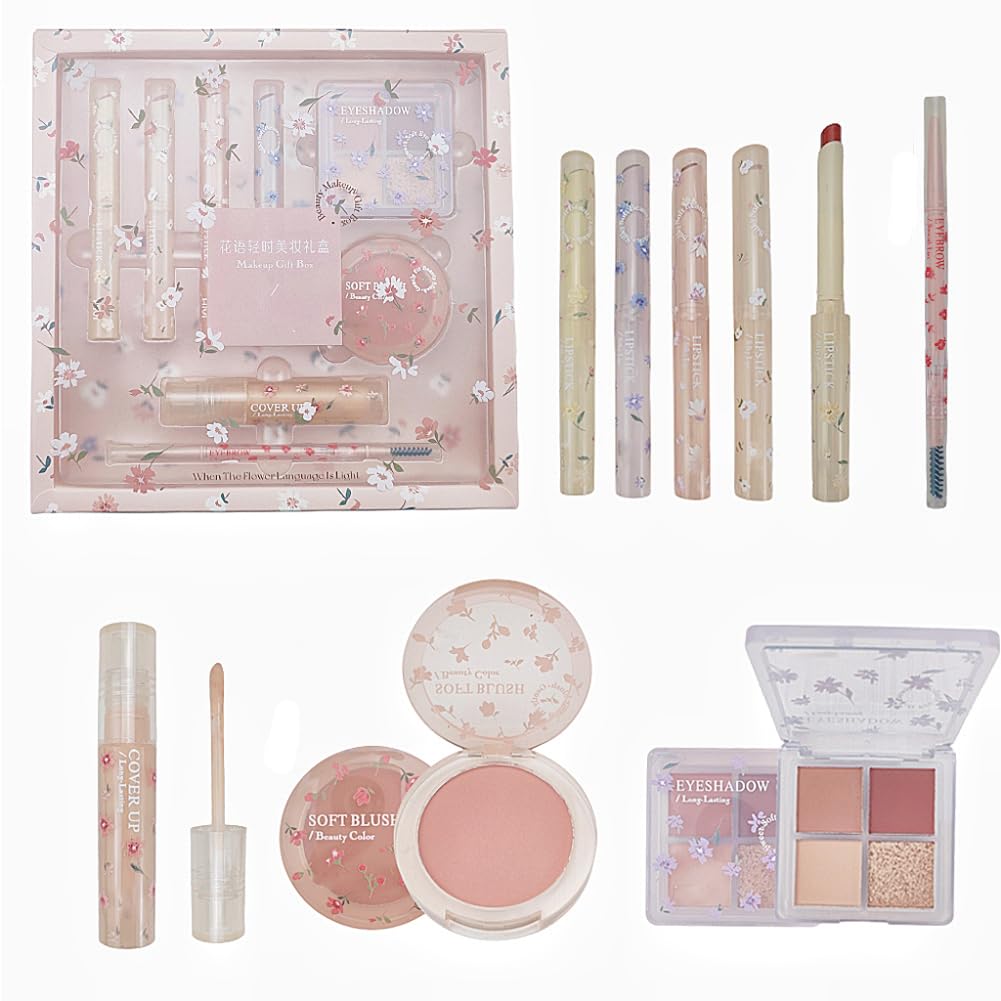Kit de maquillaje para mujeres de 8 piezas, conjuntos de maquillaje...