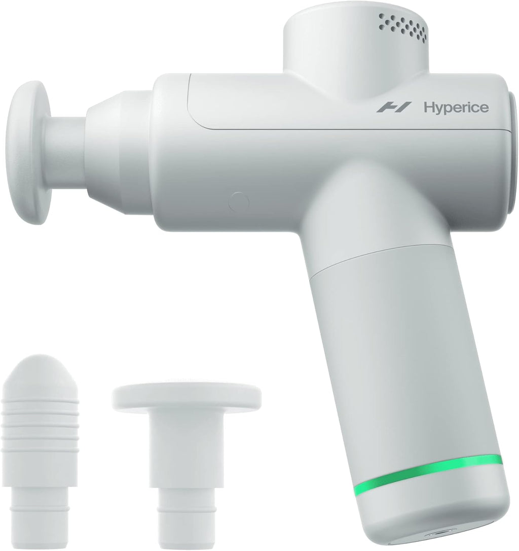 Hyperice Hypervolt Go 2 - Gris Ártico - Con tecnología Quiet Glide...