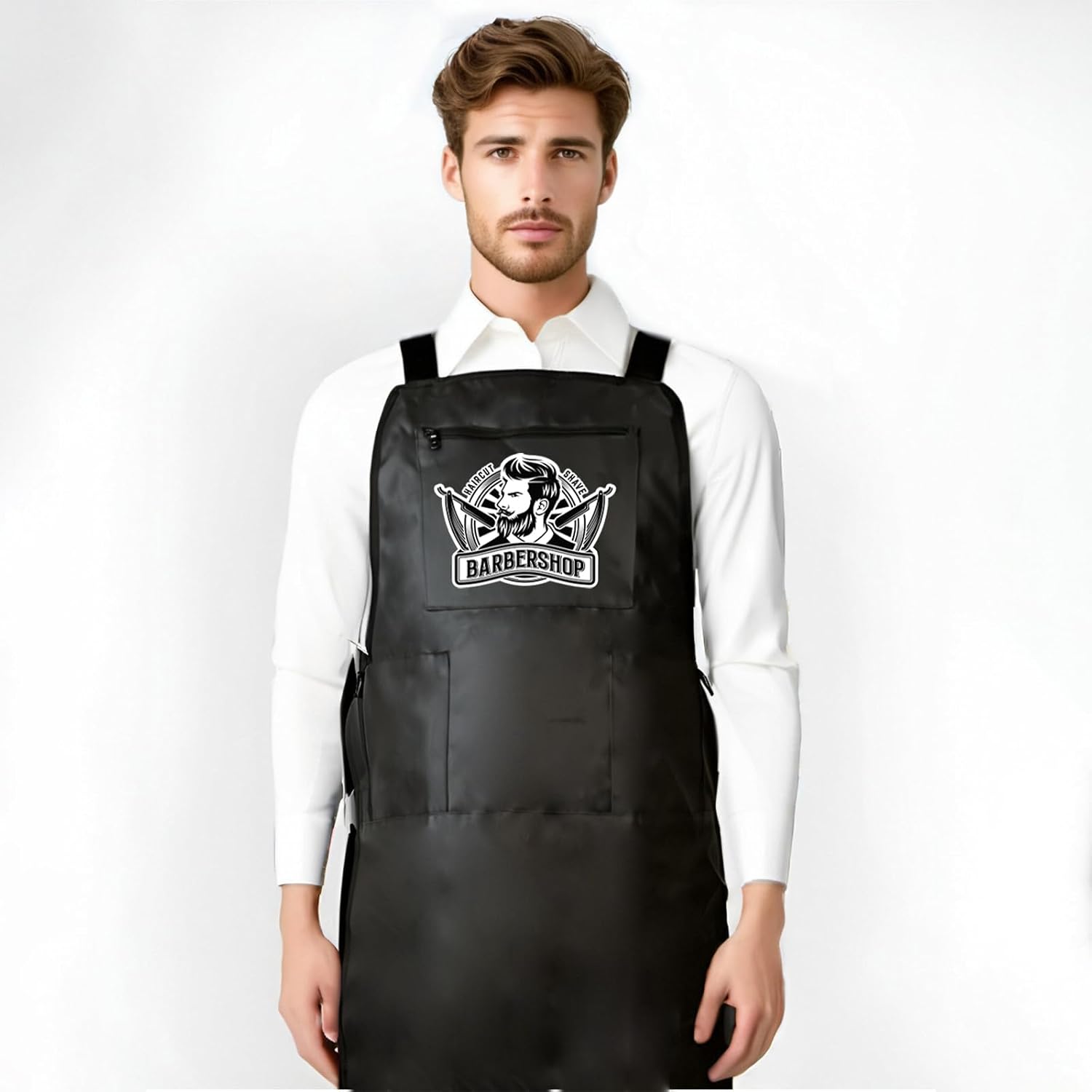 Pelocapa Delantal de peluquero para estilistas de peluquería, delan...