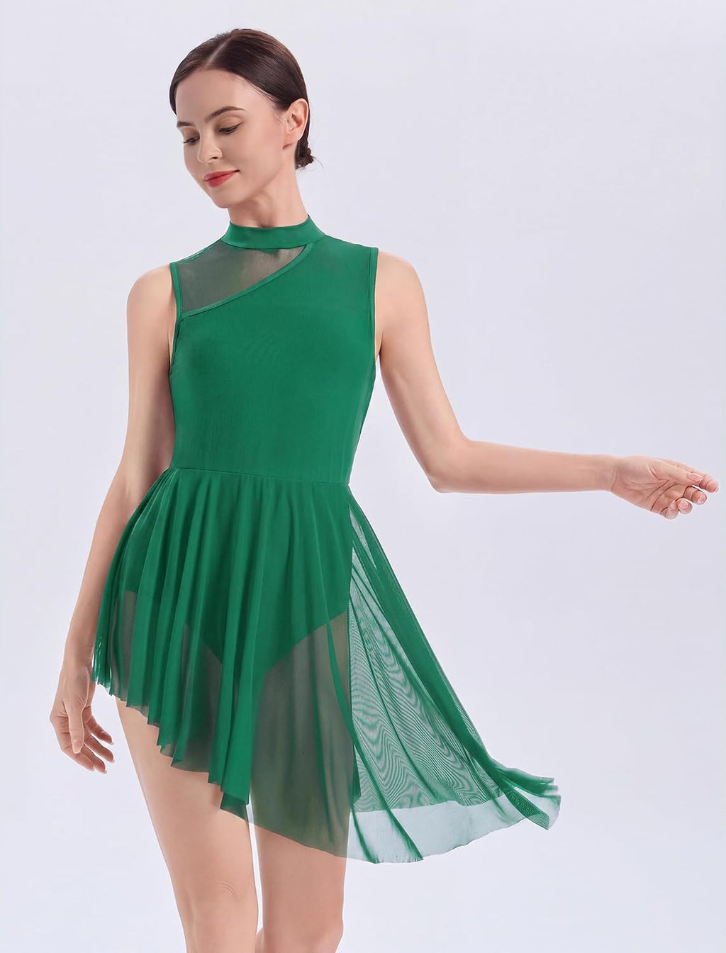 AFAVOM Vestido de baile lírico para mujer, disfraces de baile conte...