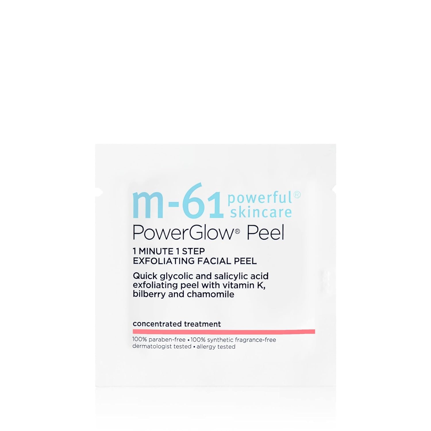 m-61 PowerGlow Peel | Exfoliante Facial Peel Con Ácido Glicólico, S...