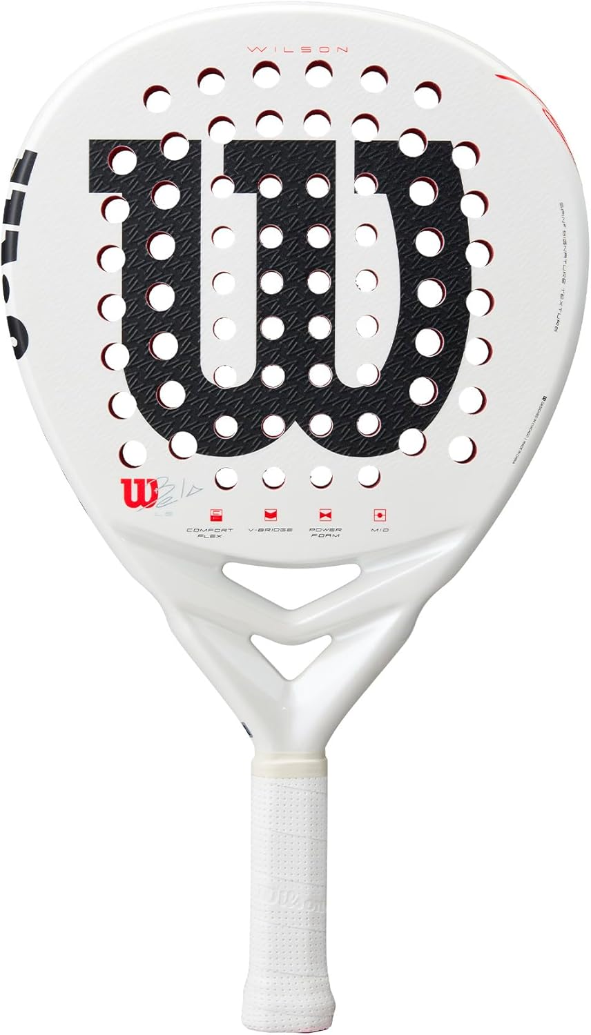 Wilson Bela V3 Palas de pádel - Tamaño de agarre 2-4 1\/4"