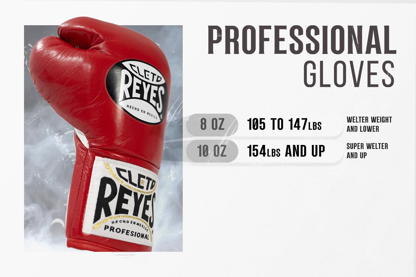 CLETO REYES Guantes de boxeo de competición profesional para hombre...
