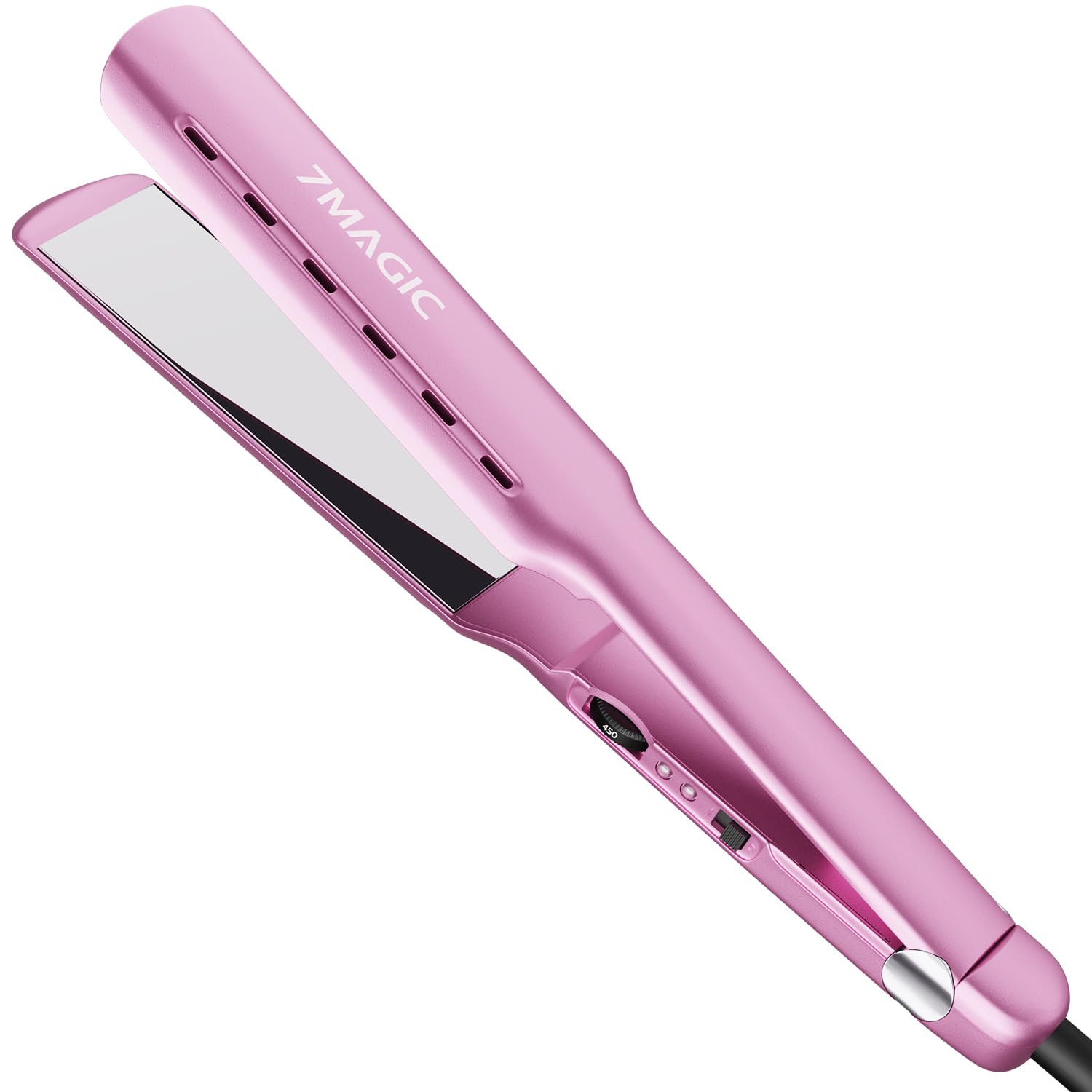 7MAGIC Alisadora de Cabello Nano Titanio, Plancha Plana de 1.7"...