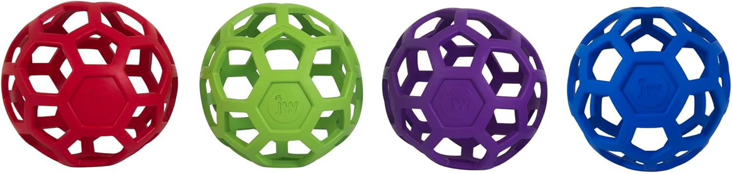 JW Pet Hol-ee Roller - Bola de rompecabezas de juguete para perros,...